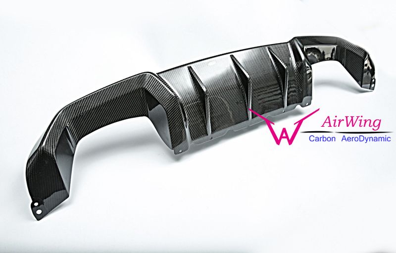 F87 M2 - Performance style Carbon Rear Diffuser 2